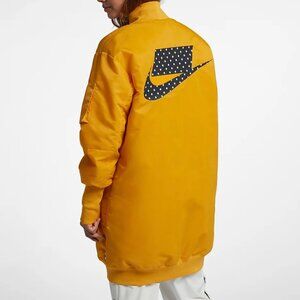 Nike sportswear yellow coat